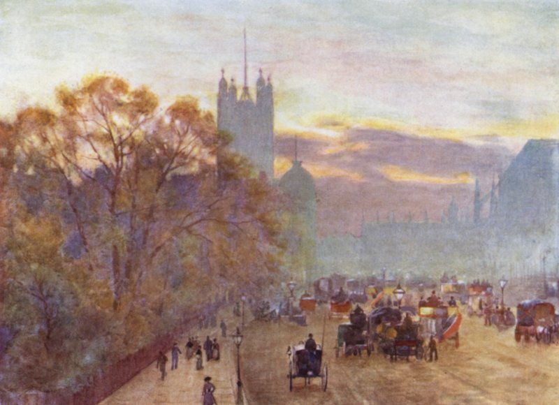 Der Zugang zu Westminster von Herbert Menzies (after) Marshall