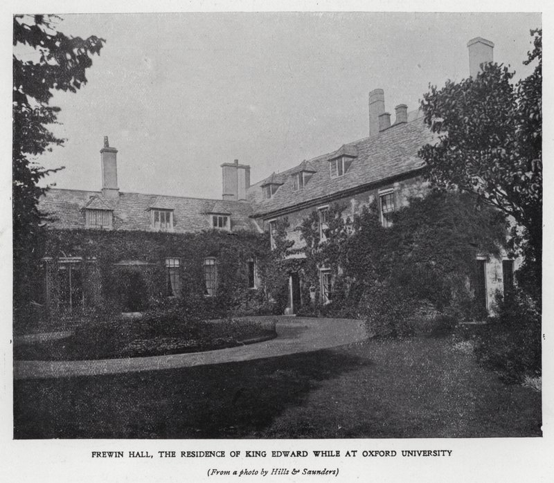 Frewin Hall, Residenz von König Edward VII während seines Studiums an der Universität Oxford von Hills and Saunders