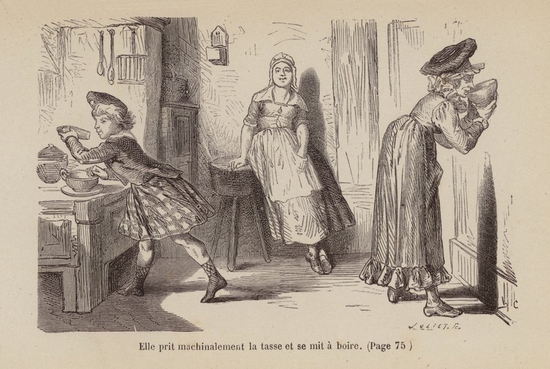 Illustration für Un Bon Petit Diable von Horace (after) Castelli