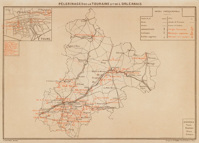 Pilgerfahrten der Touraine und des Orléanais von Hubert Clerget