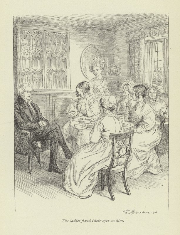 Illustration für Janets Reue von George Eliot von Hugh Thomson
