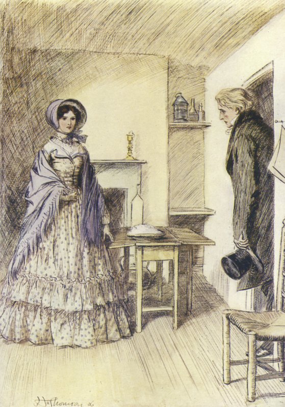 Illustration für Janets Reue von George Eliot von Hugh Thomson