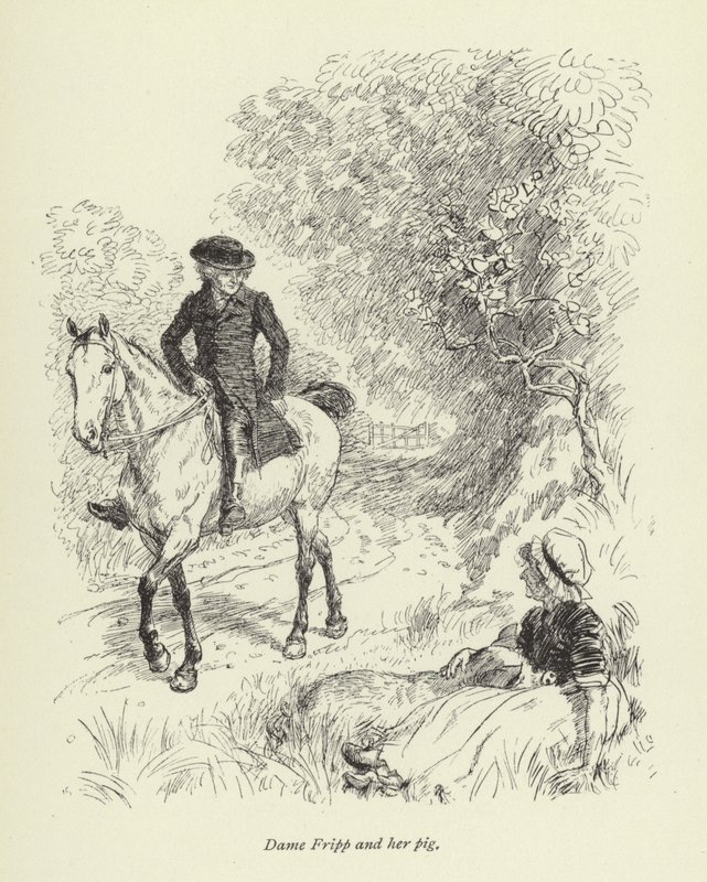 Illustration für Mr. Gilfils Liebesgeschichte von George Eliot von Hugh Thomson