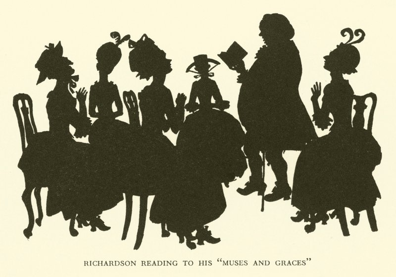 Richardson liest seinen "Musen und Grazien" vor von Hugh Thomson