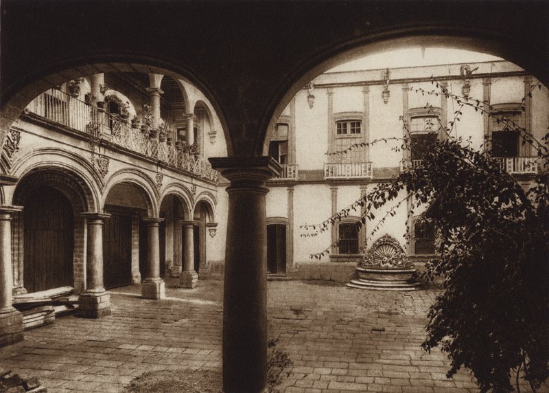 Mexiko: Hauptstadt Mexiko, Haus des Grafen von Santiago von Hugo Brehme