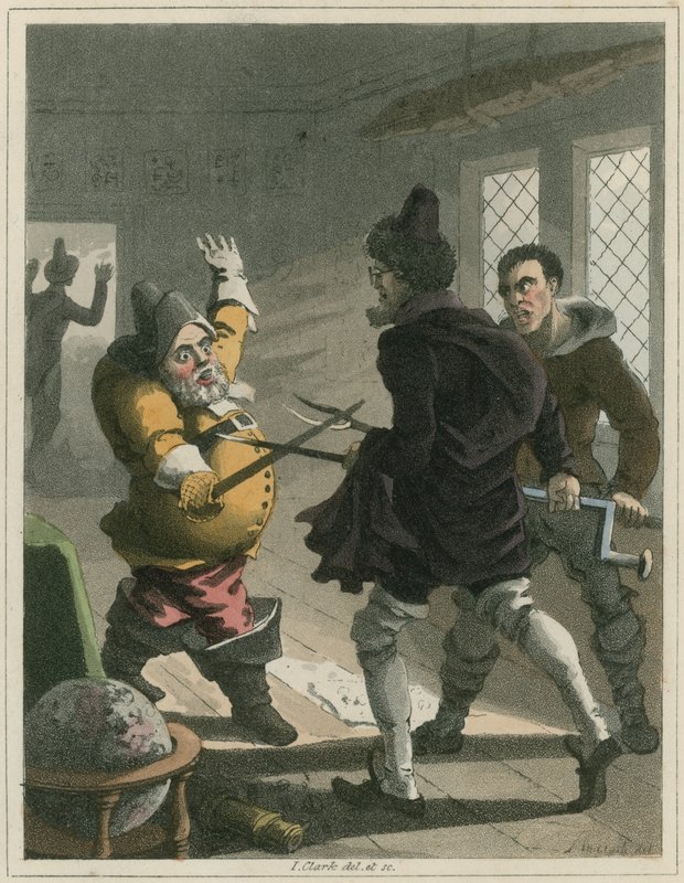 Illustration aus Hudibras von Samuel Butler von I Clark