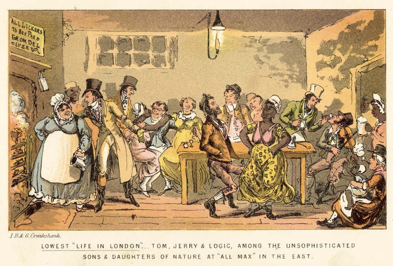 Das niedrigste Leben in London von Isaac, Robert and George Cruikshank