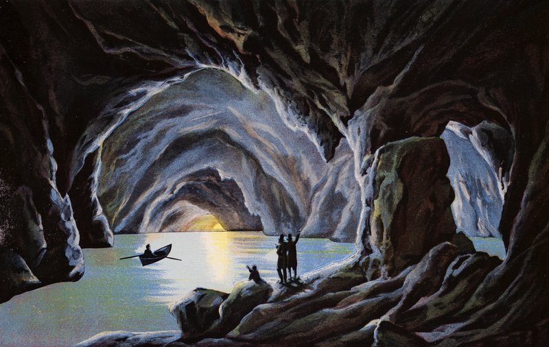 Capri, Blaue Grotte von Italian Photographer