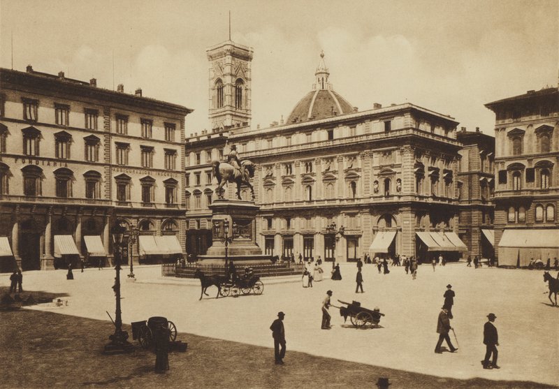Florenz: Piazza Vittorio Emanuele von Italian Photographer
