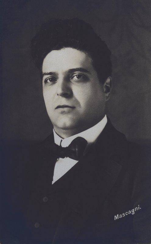Pietro Mascagni, italienischer Komponist der Oper Cavalleria Rusticana von Italian Photographer