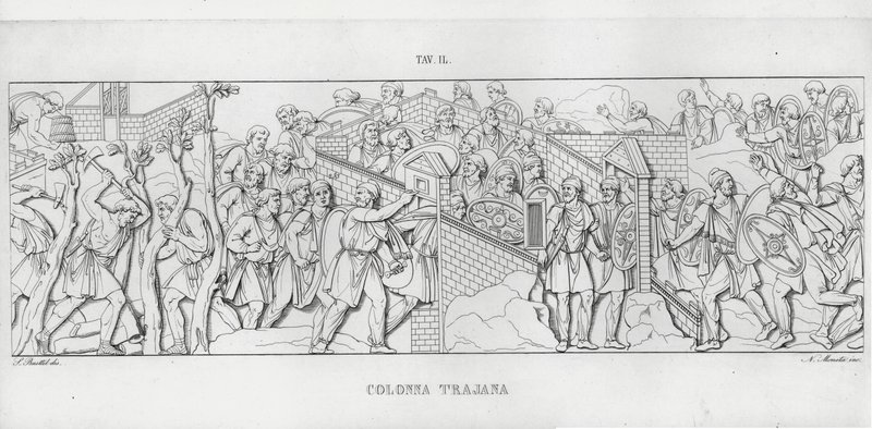 Trajanssäule von Italian School