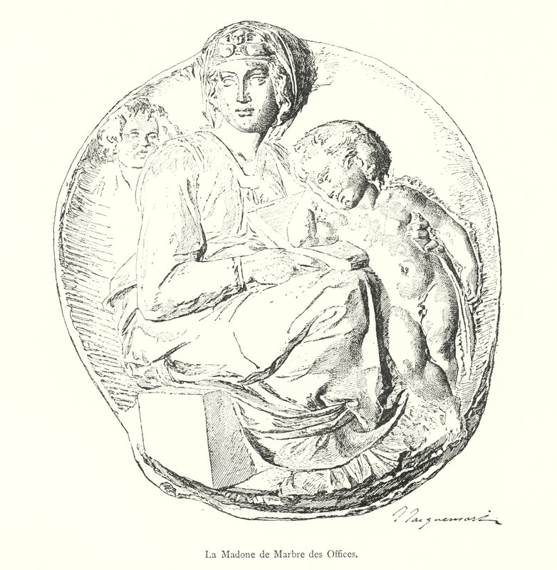 Die Marmor-Madonna der Uffizien von Italian School