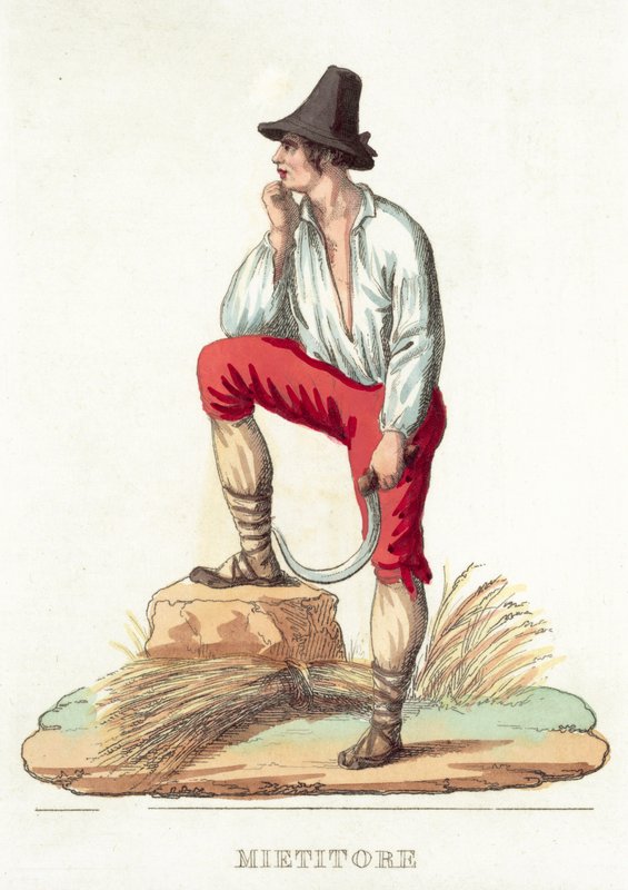 Mietitore von Italian School