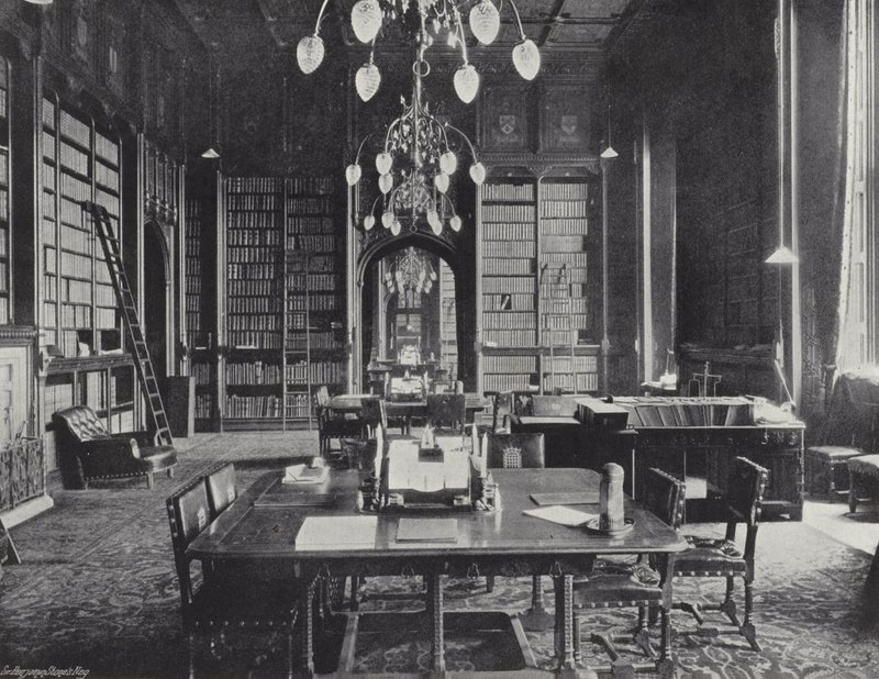 Die Bibliothek des Oberhauses von J. Benjamin Stone
