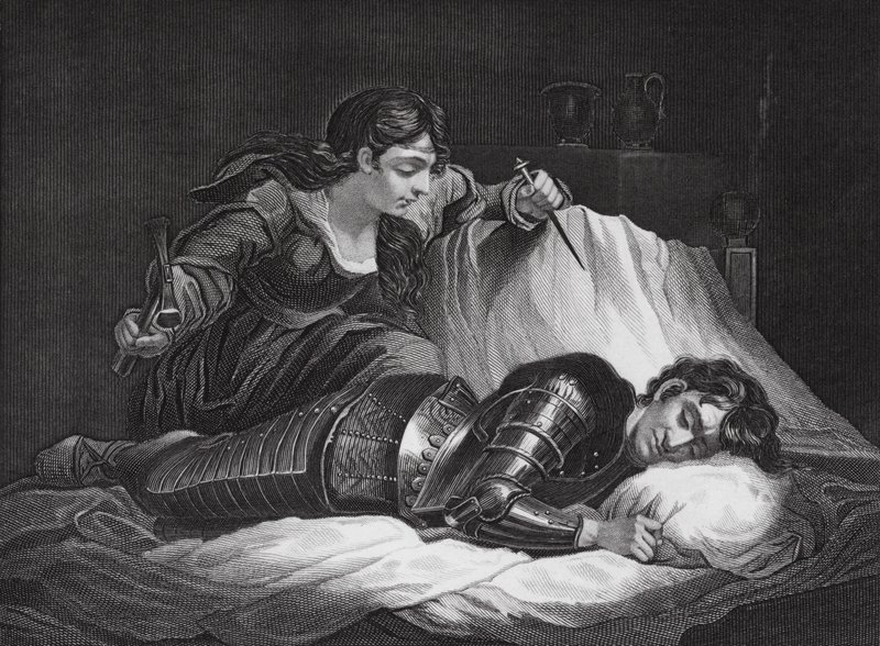 Jael und Sisera, Richter, Kap. 4, V. 17, 22 von James (after) Northcote