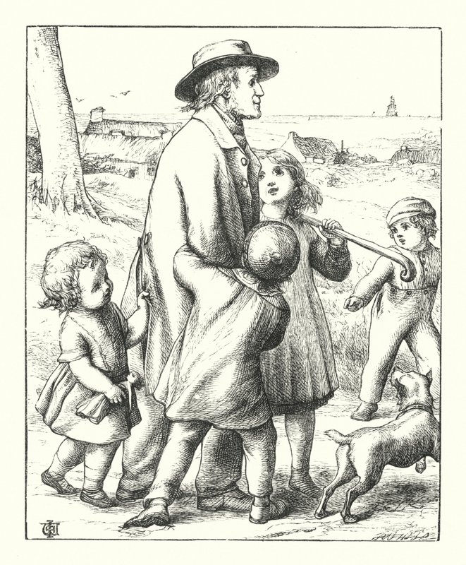 Ein Herbst-Sabbat-Spaziergang von James Dawson Watson
