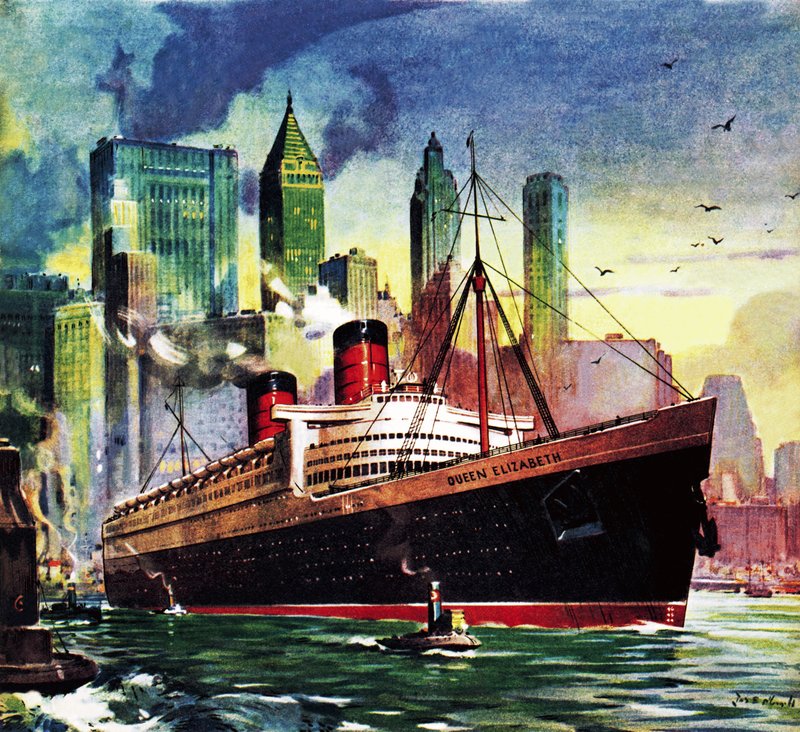 RMS Queen Elizabeth von James Edwin McConnell