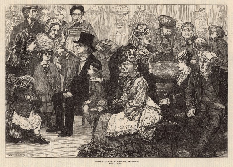Ferienzeit bei einer Wachsfiguren-Ausstellung von James Macbeth