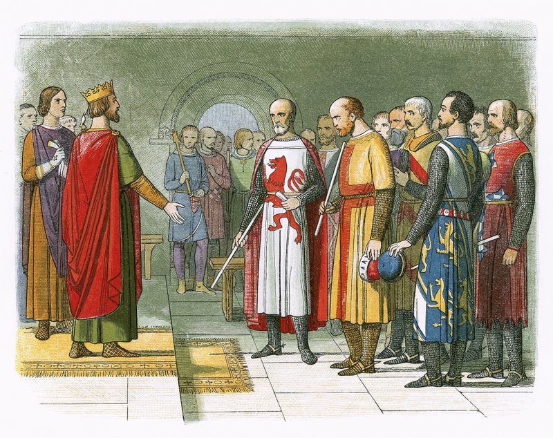König Heinrich III. und sein Parlament von James William Edmund Doyle