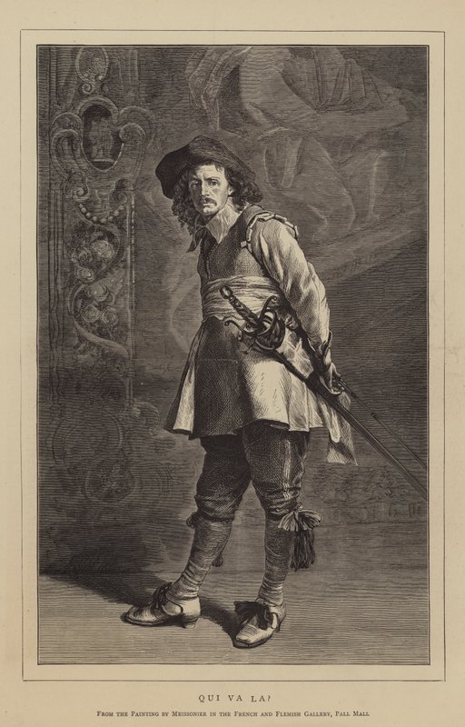Qui Va La von Jean-Louis Ernest Meissonier