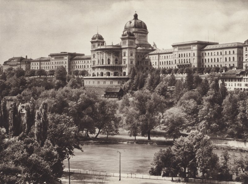 Schweiz: Bern, das Bundeshaus von Jean Gaberell