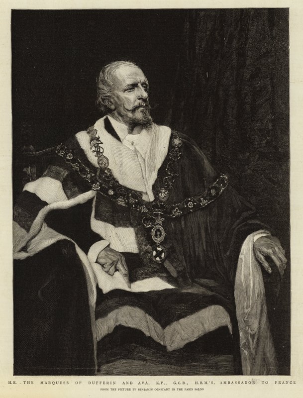 Seine Exzellenz der Marquess of Dufferin und Ava, KP, GCB, HBM