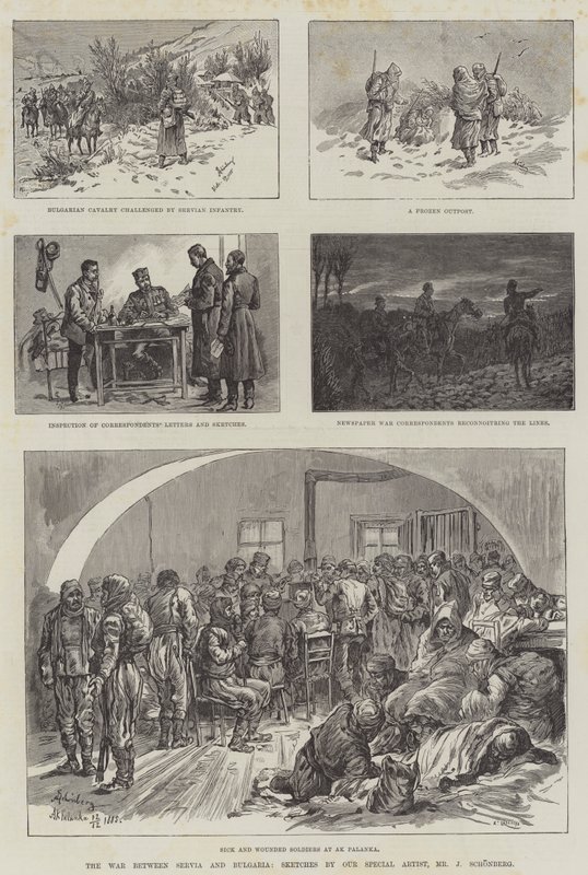 Der Krieg zwischen Serbien und Bulgarien von Johann Nepomuk Schonberg