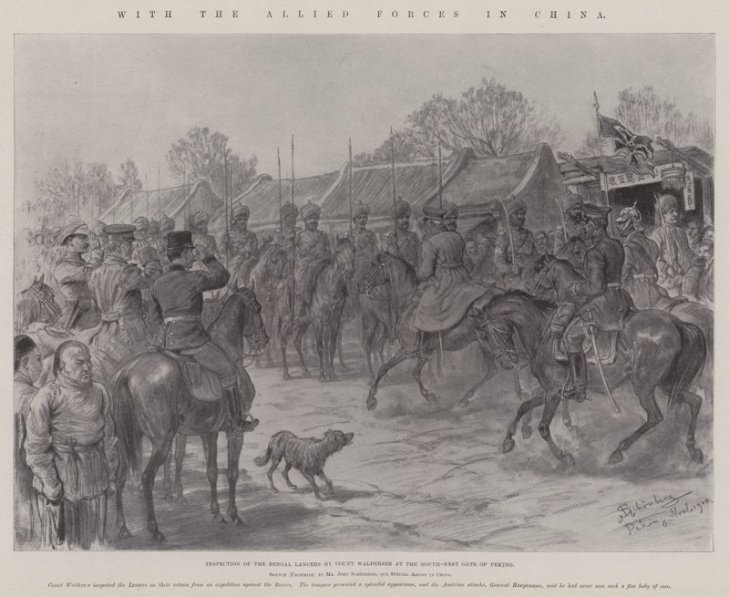 Mit den alliierten Streitkräften in China von Johann Nepomuk Schonberg