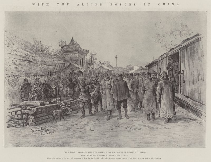Mit den alliierten Streitkräften in China von Johann Nepomuk Schonberg
