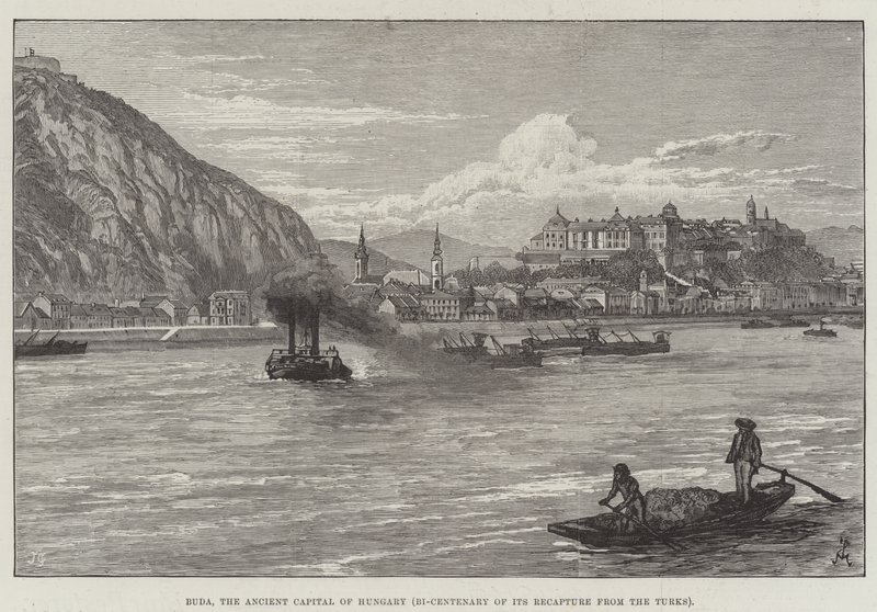 Buda, die alte Hauptstadt Ungarns, zweihundertjähriges Jubiläum der Rückeroberung von den Türken von Johann Nepomuk Schonberg