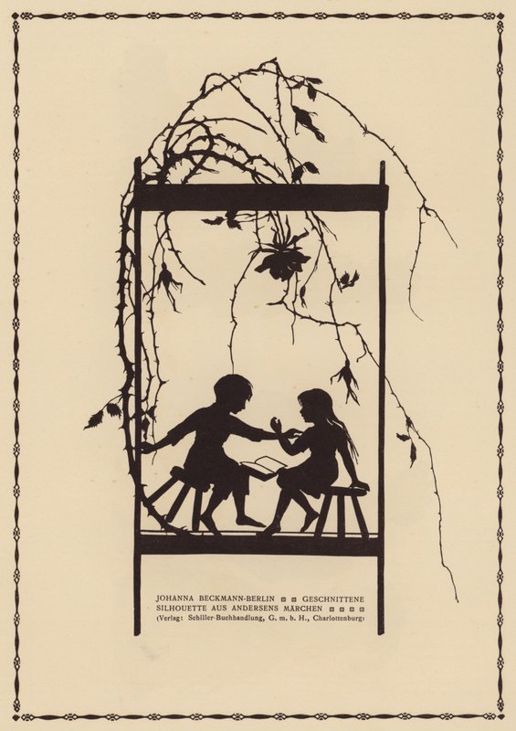 Silhouette aus einem Märchen von Hans Christian Andersen von Johanna Beckmann