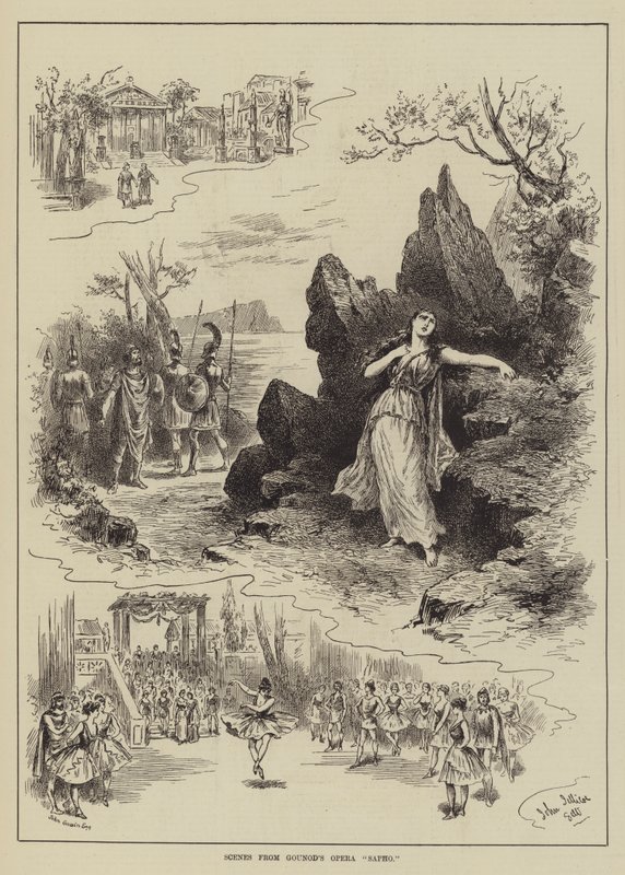 Szenen aus Gounods Oper Sapho von John Jellicoe
