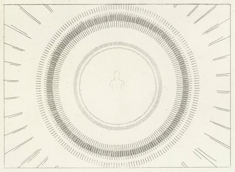 Die selige Vision, Paradies, Gesang 33 (Stich) von John (after) Flaxman