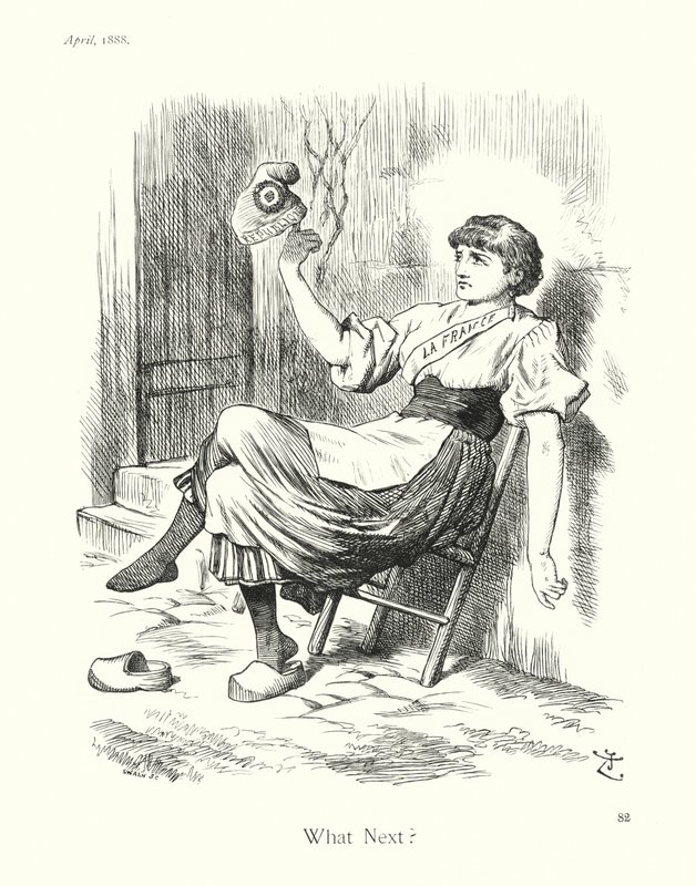 Sir John Tenniel Karikatur: Was kommt als Nächstes? von John (after) Tenniel