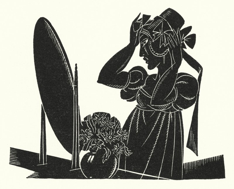 Illustration für Madame Bovary von Gustave Flaubert von John Austen
