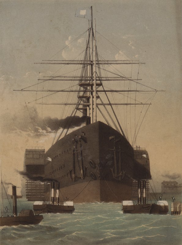 Die Great Eastern, Isambard Kingdom Brunels Dampfschiff von John Brandard