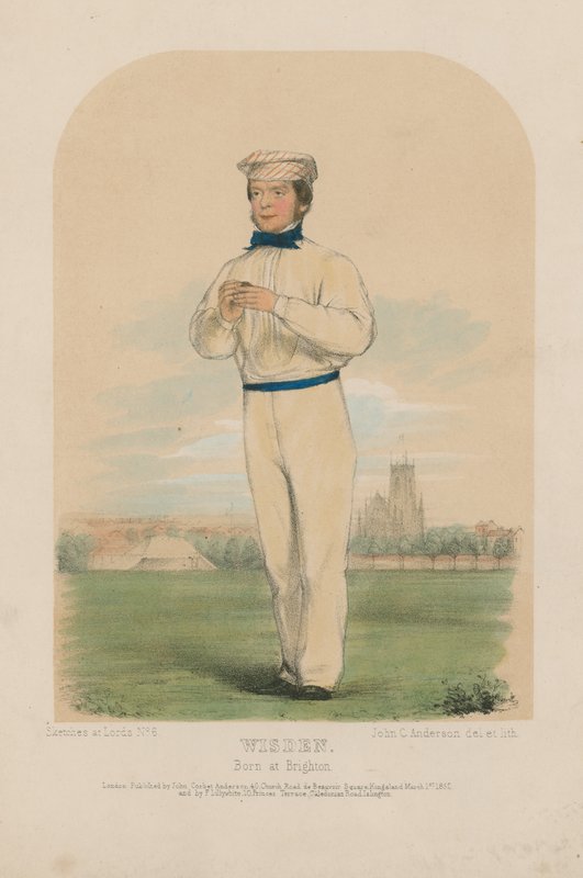 Porträt von John Wisden von John Corbet Anderson