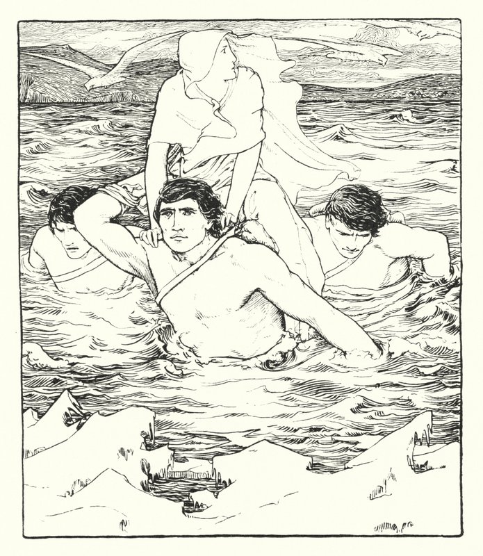 Illustration für Die Geschichte von Deirdre von John Dickson Batten