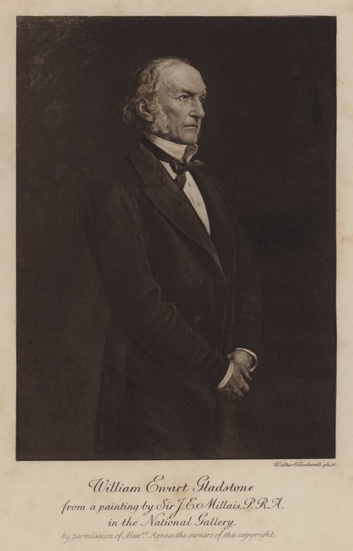 William Ewart Gladstone, britischer liberaler Staatsmann und Premierminister von John Everett (after) Millais