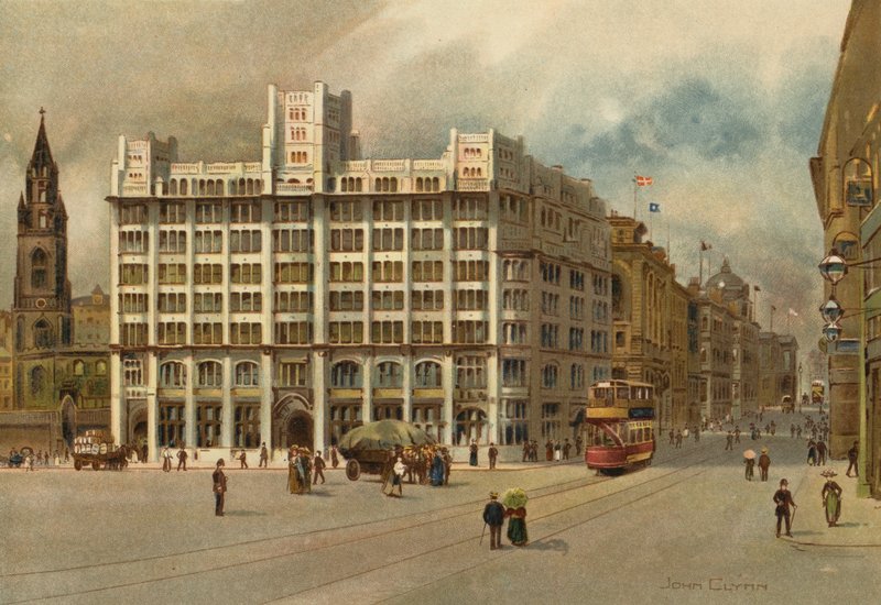 Liverpool: Tower Building und Water Street von John Glynn