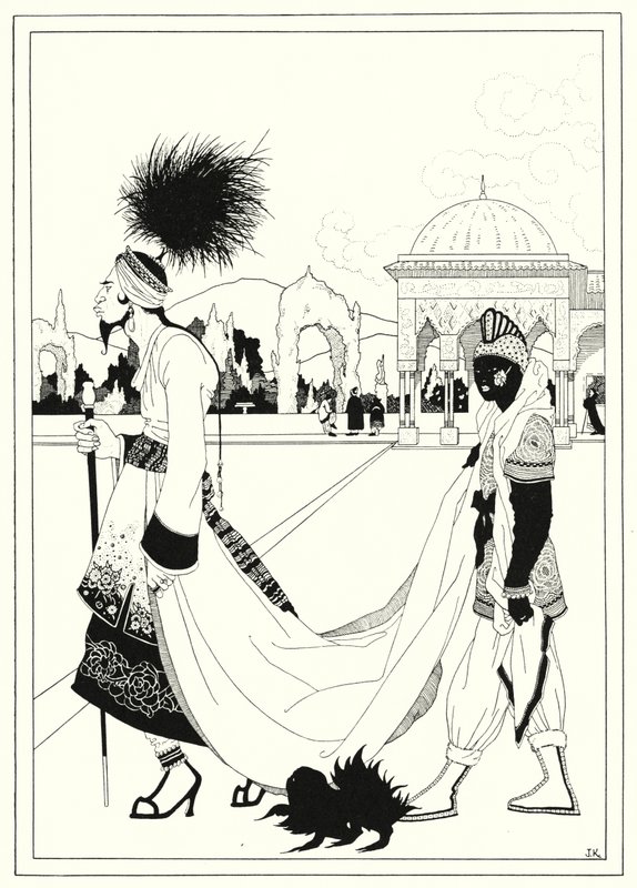Illustration für Die Geschichte von Aladdin und der Wunderlampe von John Kettelwell
