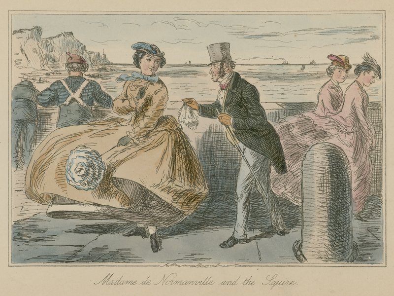 Madame de Normanville und der Knappe von John Leech
