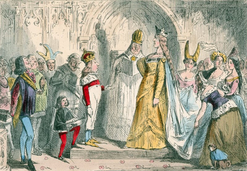 Hochzeit von Heinrich VI. und Margarete von Anjou von John Leech