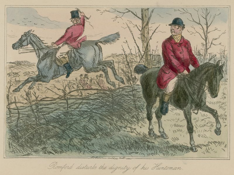 Romford stört die Würde seines Jägers von John Leech