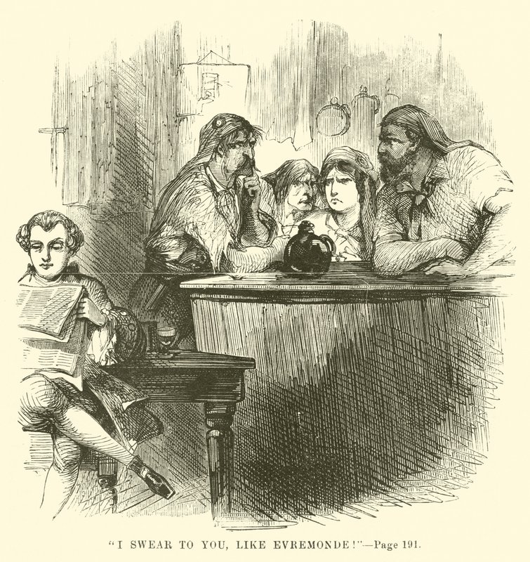 Illustration für Eine Geschichte aus zwei Städten von Charles Dickens von John McLenan