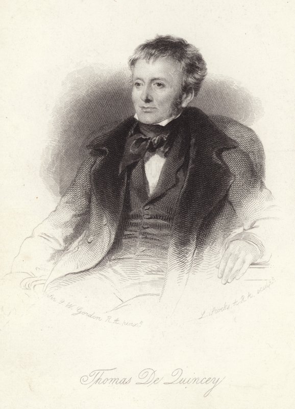 Thomas de Quincey, englischer Autor von John Watson Gordon