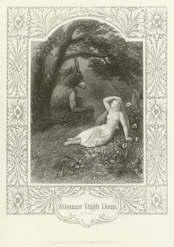 Ein Sommernachtstraum, Akt III, Szene I von Joseph Kenny Meadows