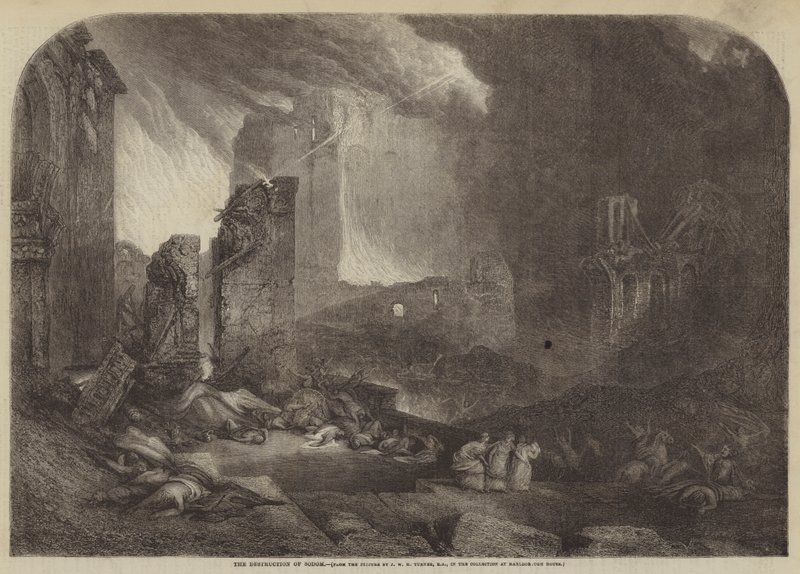 Die Zerstörung von Sodom von Joseph Mallord William Turner