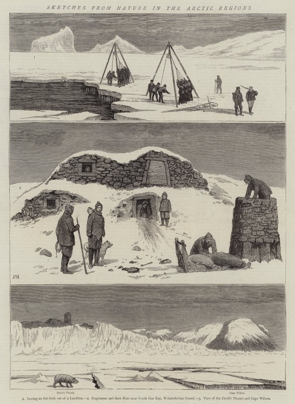 Skizzen aus der Natur in den arktischen Regionen von Joseph Nash