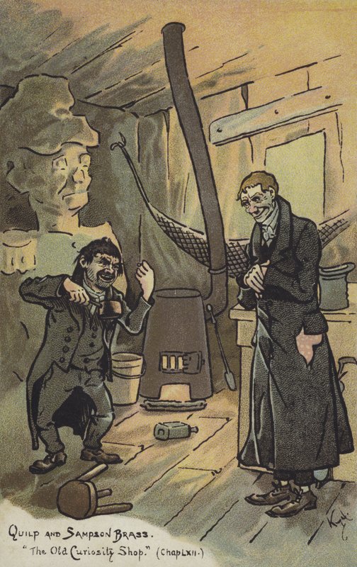 Quilp und Sampson Brass, Der Raritätenladen von Joseph Clayton Clarke